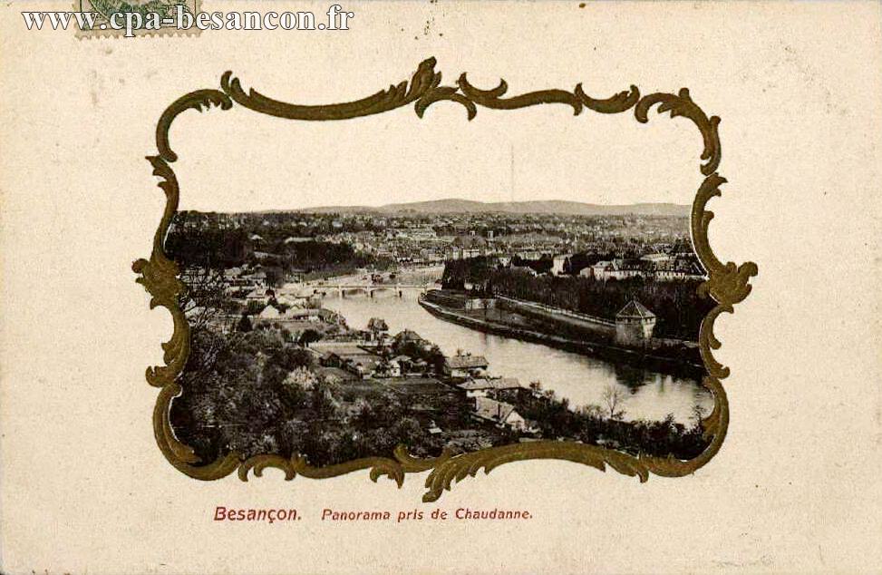 Besançon. Panorama pris de Chaudanne.